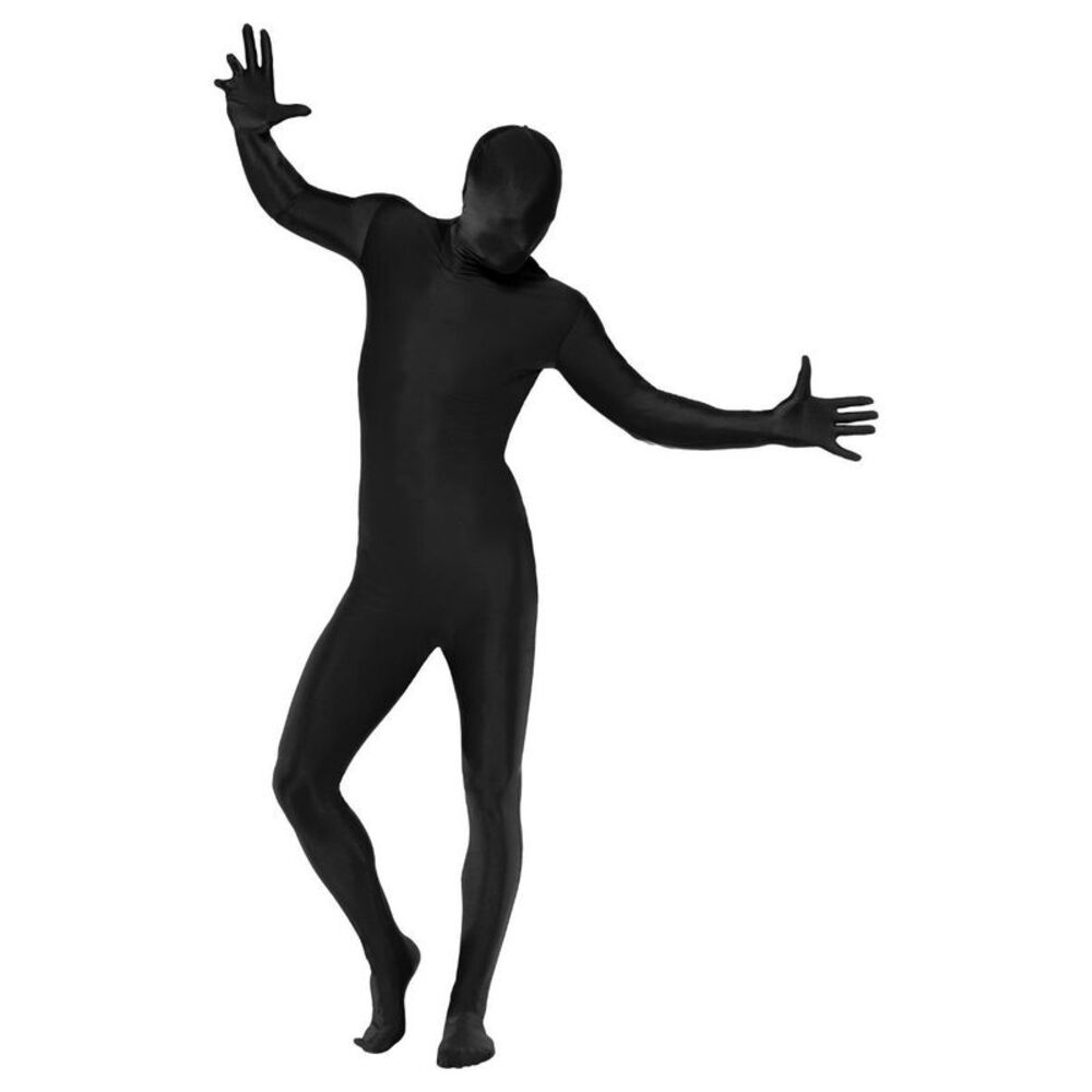 Smiffys Unisex Adult Bodysuit / Black